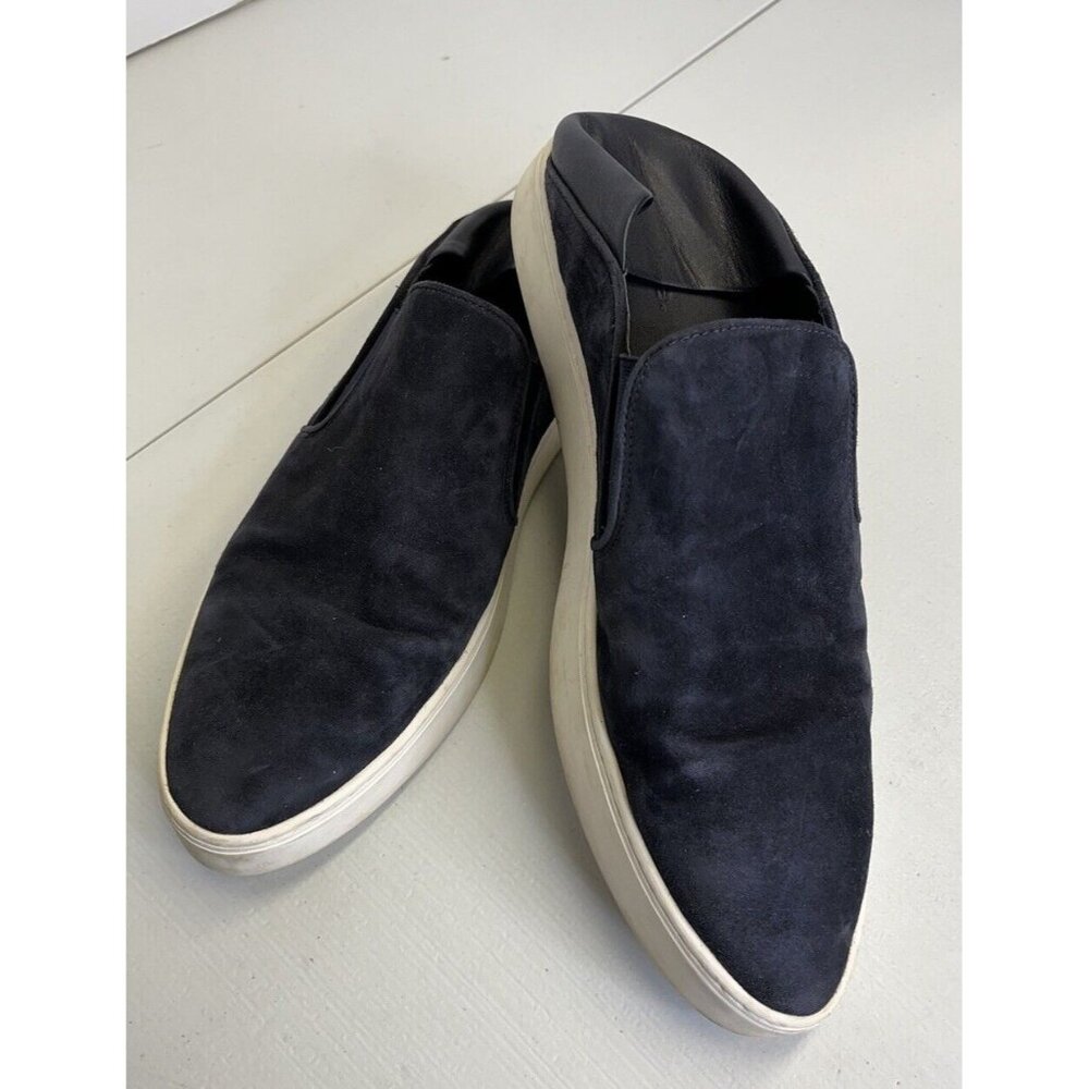 VINCE Women’s SZ 9.5 Black Suede Leather Sneakers | Convertible Mules EUR 39.5
